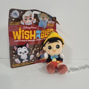 Disney Parks Wishables Pinocchios Daring Journey Plush Pinocchio Limited Release